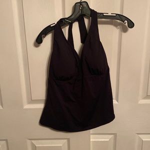 Lands End | Black Swim Top